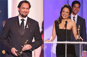 Jimmy Smits e Judy Reyes no ALMA Awards